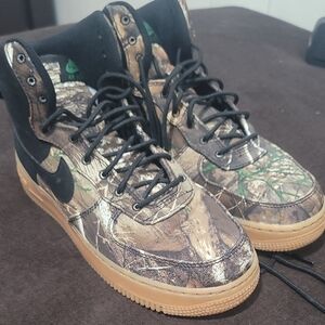 Nike Real Tree Camo High-Top Sneakers